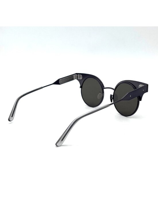 Bottega Veneta Sunglasses BV0113S 001 Charcoal Color Metal Cat Eye Frame & Lens main image 12